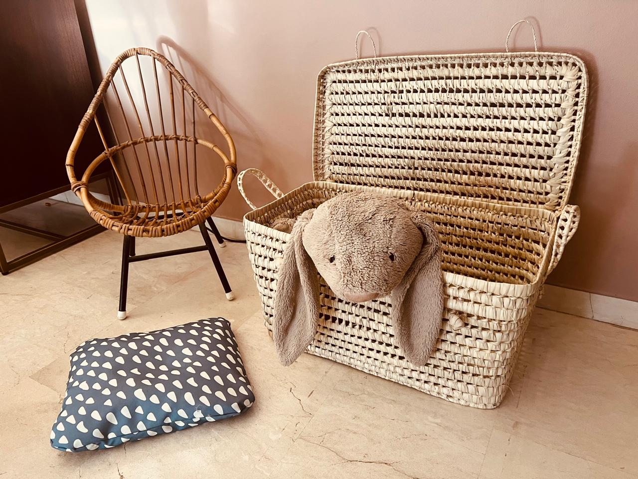 Palm Leaf Bohemian Storage Box